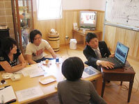 2009.5山形県平清水店でのモミカフェ
