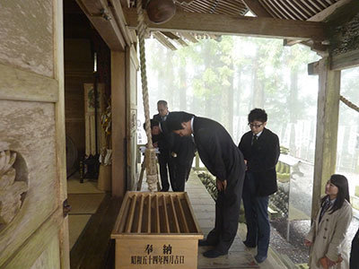 山住神社参拝