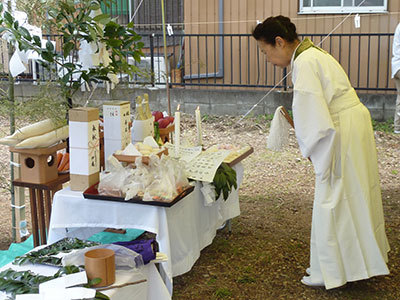 松波邸地鎮祭