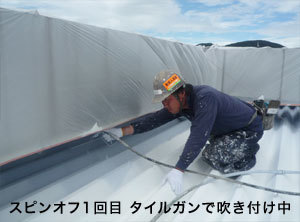 スピンオフ施工