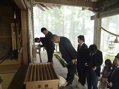 山住神社参拝